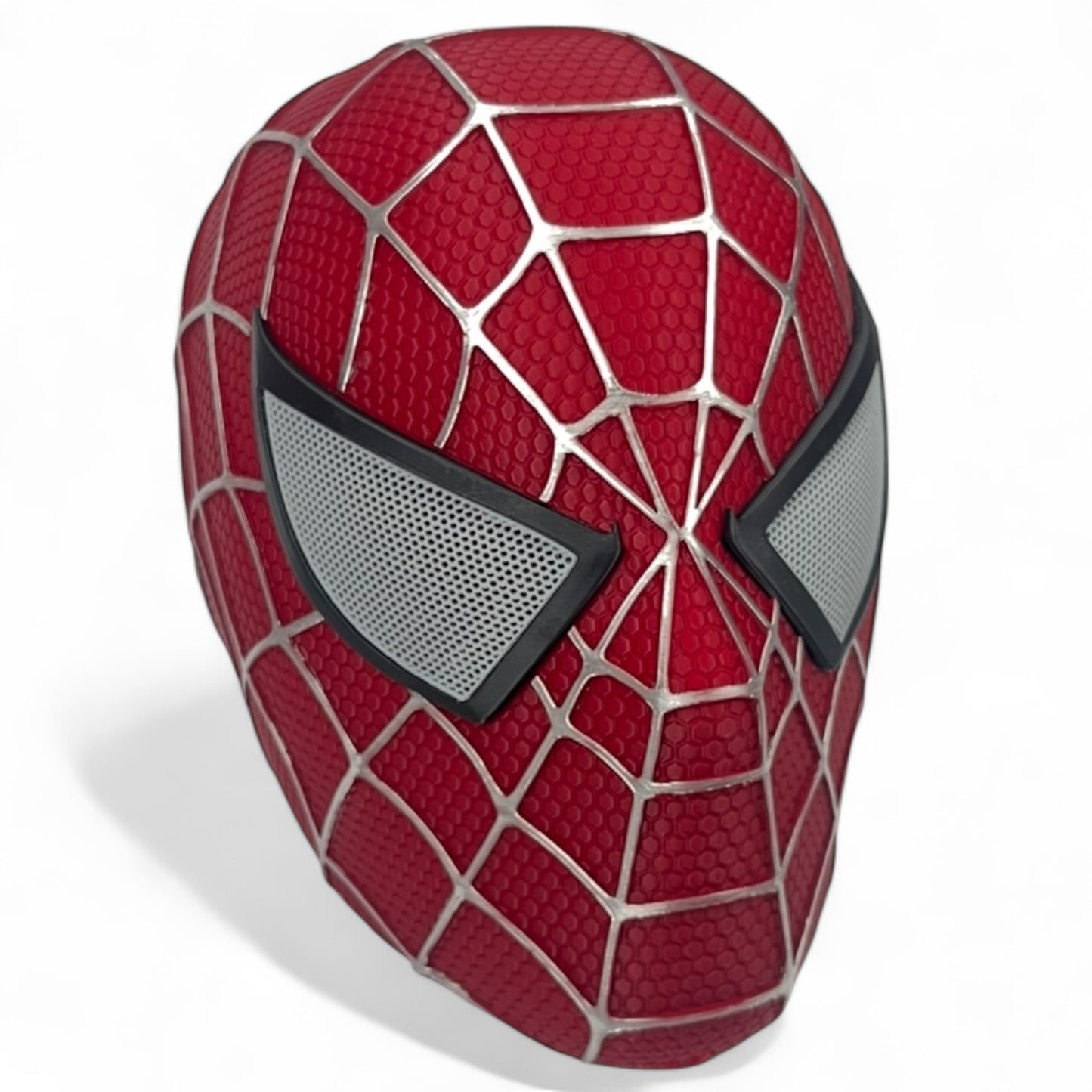 Tobey Maguire Spider-Man Helmet (2002 Raimi Trilogy) – 3D Printed Cosplay Mask Replica with Magnetic Assembly, Custom Sizes