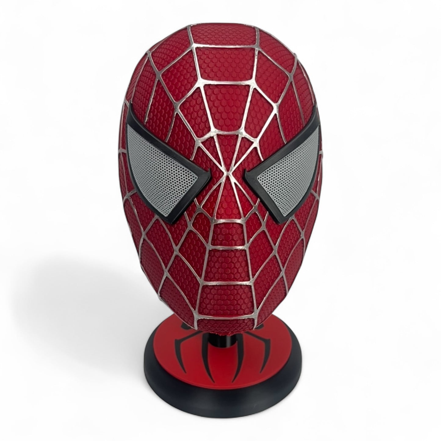 Tobey Maguire Spider-Man Helmet (2002 Raimi Trilogy) – 3D Printed Cosplay Mask Replica with Magnetic Assembly, Custom Sizes