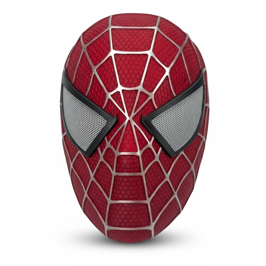 Tobey Maguire Spider-Man Helmet (2002 Raimi Trilogy) – 3D Printed Cosplay Mask Replica with Magnetic Assembly, Custom Sizes