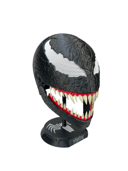 Venom 3D Printed Helmet – Display Prop or Wearable