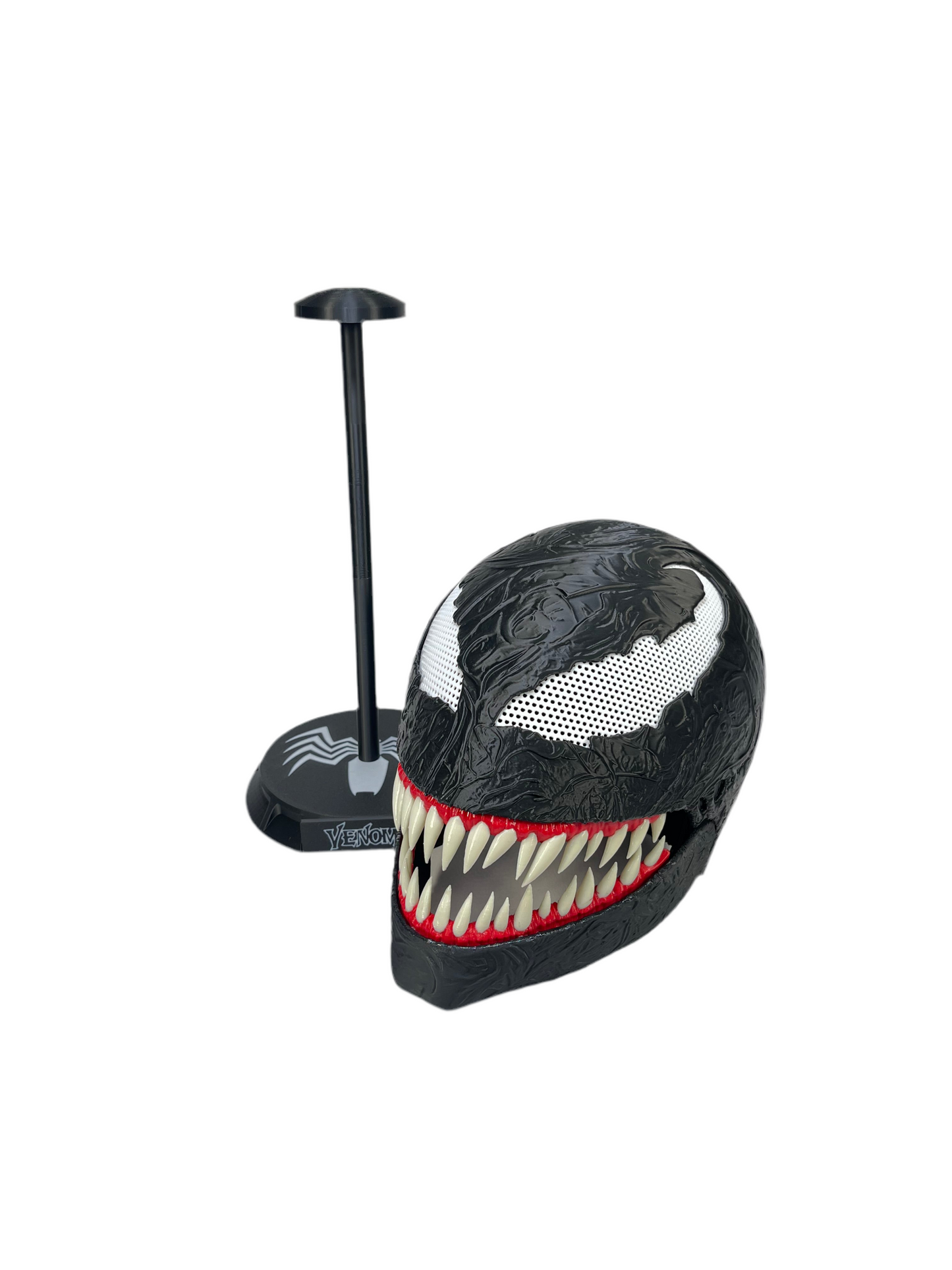 Venom 3D Printed Helmet – Display Prop or Wearable