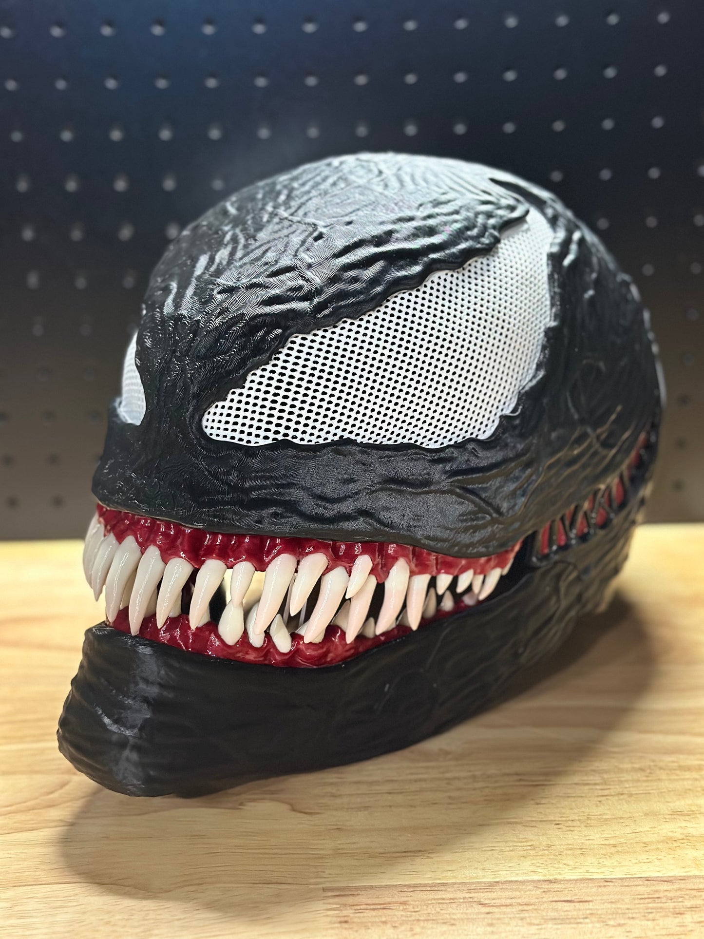 Venom 3D Printed Helmet – Display Prop or Wearable