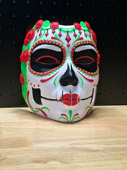 3D-Printed Calavera Mask – Día de los Muertos Edition